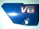 Part No: 87080pb040  Name: Technic, Panel Fairing # 1 Small Smooth Short, Side A with 'V8' Pattern (Sticker) - Set 41999
