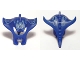 Lot ID: 379001380  Part No: 87758pb01  Name: Minifigure, Headgear Head Cover, Manta Ray with White Pattern