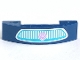 Part No: 93273pb071  Name: Slope, Curved 4 x 1 x 2/3 Double with Grille and Lavender Flower Pattern (Sticker) - Set 41013