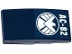 Part No: 93606pb050  Name: Slope, Curved 4 x 2 with 'AC-82' and SHIELD Logo Pattern (Sticker) - Set 76036