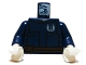 Part No: 973pb0629c01  Name: Torso SW Jacket with Brown Belt and Jedi Order Insignia Pattern / Dark Blue Arms / White Hands
