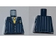 Lot ID: 324370210  Part No: 973pb0899  Name: Torso Suit Pinstripe Jacket and Gold Tie Pattern