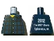 Part No: 973pb1378  Name: Torso Studios Plaid Button Shirt Front, 2012 The LEGO Store Alpharetta, GA Back Pattern