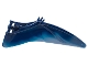 Part No: 98088pb06  Name: Dinosaur Wing Pteranodon - Left with Marbled Sand Blue Edge Pattern