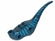Lot ID: 202158395  Part No: 98165c01pb13  Name: Dinosaur Body Raptor with Blue Stripes Pattern