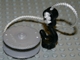 Part No: 41169c01  Name: Duplo Winch Drum Narrow with White String and Black Hook