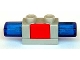 Part No: 52189c02  Name: Duplo Siren with Light and Sound, 1 x 2 Base with Red Button and Trans-Dark Blue Light Covers