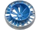 Part No: 53983pb02  Name: Engine, Very Large Turbine with Marbled Blue Center Pattern