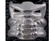 Part No: 42042xawm  Name: Bionicle Krana Mask Xa, White Metal Krana-Kal