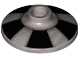 Part No: 4740pb022  Name: Dish 2 x 2 Inverted (Radar) with Black Trapezoids Hubcap Pattern