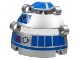 Part No: 51ps2  Name: Technic, Panel Dome 6 x 6 x 5 2/3 with R2-D2 Eye Pattern
