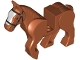 Part No: 10352c01pb08  Name: Horse, Movable Legs with Black Eyes and Bridle, Short White Blaze Pattern