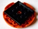 Lego part: Turntable 6 x 6 x 2/3 with Black Square Base, Free-Spinning (11213 / 61485)