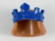 Part No: 18835pb02  Name: Minifigure, Hair Mid-Length, Straight with Blue Crown Pattern