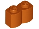 Lot ID: 235611150  Part No: 30136  Name: Brick, Modified 1 x 2 with Log Profile