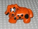 Part No: 31101pb01  Name: Duplo Dog Dachshund with Black Spots Pattern (Spot)
