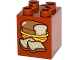 Lot ID: 383662548  Part No: 31110pb113  Name: Duplo, Brick 2 x 2 x 2 with Loaf of Bread in Basket and 2 Slices Pattern