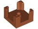 Part No: 3131 Name: Container, Box 2 x 2 x 1 Half with Stud and 4 Corner Supports Part No: 3131 Name: Container, Box 2 x 2 x 1 Half with Stud and 4 Corner Supports