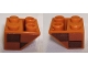 Part No: 3660pb027R  Name: Slope, Inverted 45 2 x 2 with Flat Bottom Pin with Dark Orange and Reddish Brown Checkered Pattern on Both Sides Model Right Side (Stickers) - Set 21331