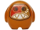 Part No: 6330pb09  Name: Minifigure, Utensil Pillow Plush Toy with Kakamora with Dark Brown Eyes, Dark Tan and Red Mask, White Pointed Teeth and Face Paint Pattern