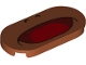Lot ID: 295900856  Part No: 66857pb013  Name: Tile, Round 2 x 4 Oval with Black Nostrils, Dark Red Wide Open Mouth with Red Tongue Pattern (Super Mario Boss Sumo Bro Lower Face)