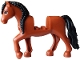 Part No: 69820c02pb03 Name: Horse, Friends Style with 2 x 2 Cutout and Movable Neck with Fixed Flexible Rubber Black Tail and Braided Mane with Dark Orange Eyes, Black Eyebrows and Eyelashes Pattern (Coco) Part No: 69820c02pb03 Name: Horse, Friends Style with 2 x 2 Cutout and Movable Neck with Fixed Flexible Rubber Black Tail and Braided Mane with Dark Orange Eyes, Black Eyebrows and Eyelashes Pattern (Coco)
