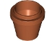 Part No: 7077  Name: Container, Flowerpot with Groove on Top