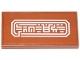 Part No: 87079pb1502 Name: Tile 2 x 4 with White Stylized Ninjago Logogram 'PROTECT' with Geometric Border on Dark Orange Background Pattern (Sticker) - Set 71837 Part No: 87079pb1502 Name: Tile 2 x 4 with White Stylized Ninjago Logogram 'PROTECT' with Geometric Border on Dark Orange Background Pattern (Sticker) - Set 71837