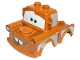 Lot ID: 123941007  Part No: 88764pb01  Name: Duplo Car Body 2 Top Studs Truck with Cars Tow Mater Red Tongue Pattern
