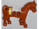 Part No: 93083c01pb04  Name: Horse with 2 x 2 Cutout with Blue Eyes and White Blaze with Bandage Pattern (Sticker) - Set 3188