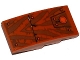 Part No: 93606pb033  Name: Slope, Curved 4 x 2 with Tiger Stripes, Armor Plates and Rivets Pattern (Sticker) - Set 70143