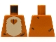 Part No: 973pb4223 Name: Torso Tan Stomach and Chest Fur and Dark Orange Heart Pattern Part No: 973pb4223 Name: Torso Tan Stomach and Chest Fur and Dark Orange Heart Pattern