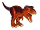 Part No: TRex02  Name: Dinosaur Tyrannosaurus rex with Dark Red Back