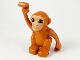 Part No: bb0953c01pb01  Name: Duplo Monkey, Curled Tail Turned to Side with Nougat Face Pattern