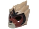 Part No: 11129pb06  Name: Minifigure, Headgear Mask Lion with Reddish Brown Face and Dark Blue Headpiece Pattern