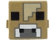 Part No: 19727pb017 Name: Creature Head Pixelated with Black Eyes and Nostrils, White and Dark Bluish Gray Nose, and Tan Forehead Pattern (Minecraft Mooshroom) Part No: 19727pb017 Name: Creature Head Pixelated with Black Eyes and Nostrils, White and Dark Bluish Gray Nose, and Tan Forehead Pattern (Minecraft Mooshroom)