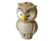 Part No: 21333pb03  Name: Owl, Elves with Bright Light Orange Beak, Tan Face and Chest Pattern