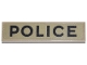 Part No: 2431pb0895 Name: Tile 1 x 4 with Black 'POLICE' Pattern (Sticker) - Set 76271 Part No: 2431pb0895 Name: Tile 1 x 4 with Black 'POLICE' Pattern (Sticker) - Set 76271