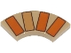 Part No: 27925pb022 Name: Tile, Round Corner 2 x 2 Macaroni with Dark Orange and Medium Nougat Bricks / Rectangles Pattern Part No: 27925pb022 Name: Tile, Round Corner 2 x 2 Macaroni with Dark Orange and Medium Nougat Bricks / Rectangles Pattern