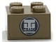 Part No: 3003pb161  Name: Brick 2 x 2 with 'TRASK' Logo Pattern (Sticker) - Set 76294