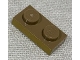 Part No: 3023pb02  Name: Plate 1 x 2 with Gold Pattern on Long Edge
