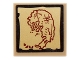 Part No: 3068pb0690  Name: Tile 2 x 2 with Map Island with Dark Red Outline Pattern (Sticker) - Set 70732
