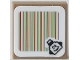 Lot ID: 251378883  Part No: 3068pb1369  Name: Tile 2 x 2 with Super Mario Scanner Code Pokey Pattern (Sticker) - Set 71363