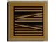 Part No: 3068pb2033  Name: Tile 2 x 2 with Air Vent with Broken Slats Pattern 1 (Sticker) - Set 76407