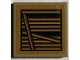 Part No: 3068pb2035  Name: Tile 2 x 2 with Air Vent with Broken Slats Pattern 2 (Sticker) - Set 76407