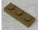 Part No: 3623pb022  Name: Plate 1 x 3 with Gold Pattern on Long Edge