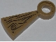 Part No: 40243pb002  Name: Stairs Spiral Step with Wood Grain, Large Knot and 3 Screws Pattern (Sticker) - Set 79103