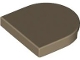 Lego part: Tile, Round 2 x 2 Half Circle Extended