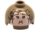 Part No: 553pb058  Name: Brick, Round 2 x 2 Dome Top with Light Nougat Face, Thick Eyebrows, Black Eyes, Mouth, Puffed Out Cheeks and Hair Outline Pattern