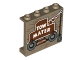 Part No: 60581pb083  Name: Panel 1 x 4 x 3 with Side Supports - Hollow Studs with 'TOW MATER WELCOME' on Tow Truck Pattern
